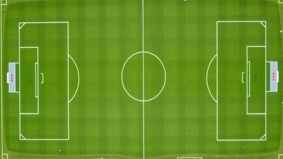 Hur stor är en fotbollsplan