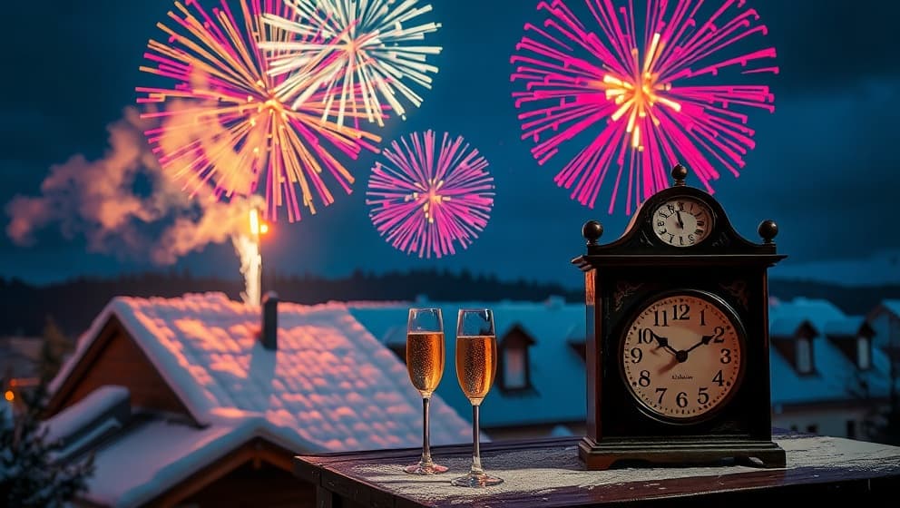 Så firar svenskarna gott nytt år hemma och på Skansen